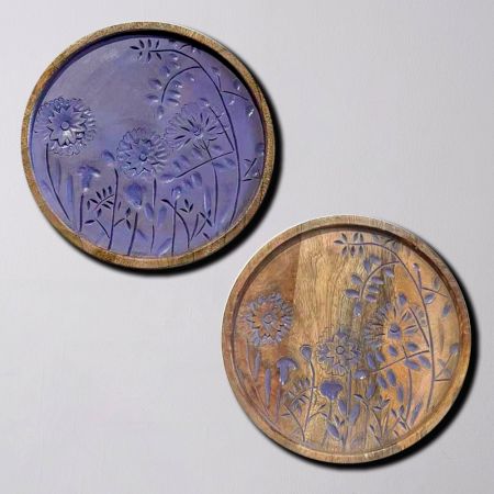 Blooming Beauty Wall Plate Set of 2